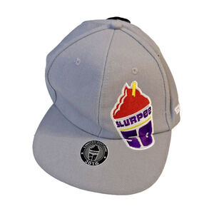 Slurpee Hat Cap Fitted Limited Edition 2016 Embroidered Patch Flat Bill Mens